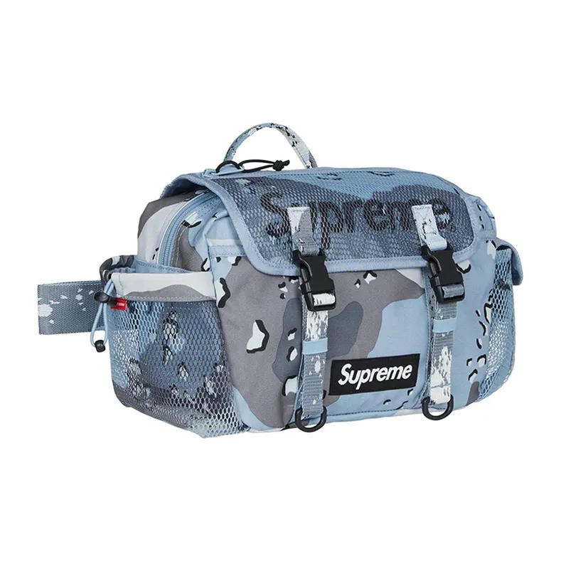 Supreme Spring/Summer 2020 Collection Polyester Shoulder Bag, Crossbody Bag, Fanny Pack Men's Blue White-2