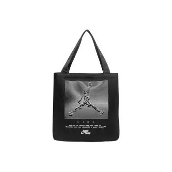 Jordan Polyester Tote Bag Shopping Bag Handbag Shoulder Bag Unisex Black