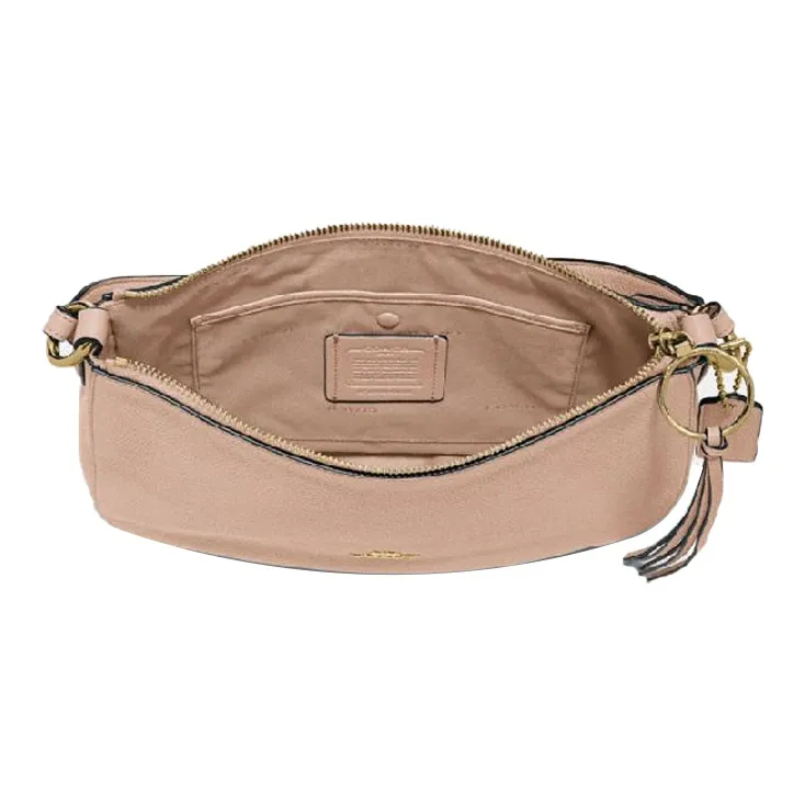 COACH Sutton Leather Shoulder Bag Handheld Shoulder Bag Handbag Women's Nude Pink-3