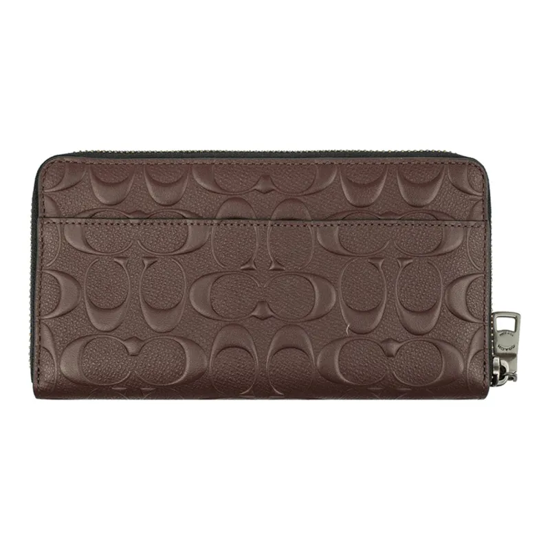 COACH Accordion Wallet PVC Wallet Men's Brown-1