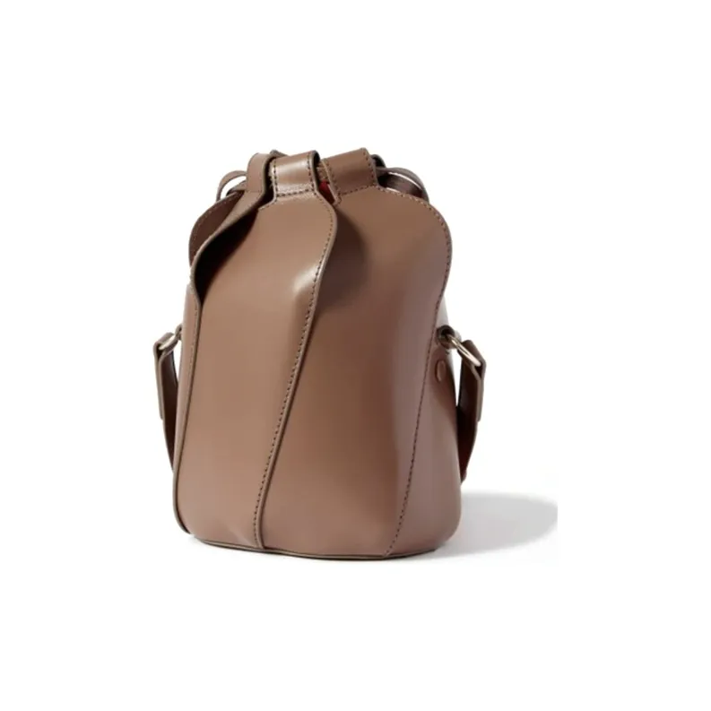 Chloe Leather Bucket Bags Shoulder Bag Crossbody Bag Regular Women's Umber/Orange-1