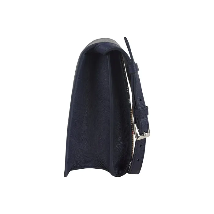 Burberry Canvas With Leather Messenger Bag Shoulder Bag Crossbody Bag Regular Women's Blue-2