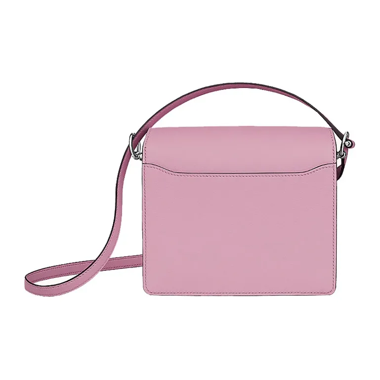 HERMES Roulis Swift Leather Pig Nose Bag, Shoulder Bag, Crossbody Bag Mini Women's X9 Mauve Sylvestre Mallow Purple-1
