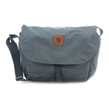 Fjallraven Greenland Organic Cotton Shoulder Bag, Crossbody Bag Regular Unisex Nightfall Gray