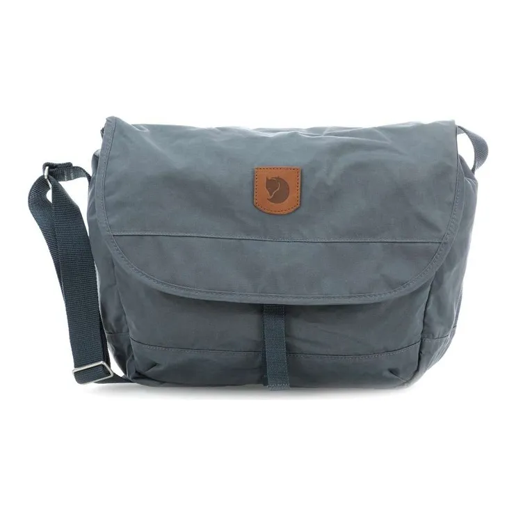 Fjallraven Greenland Organic Cotton Shoulder Bag, Crossbody Bag Regular Unisex Nightfall Gray-0