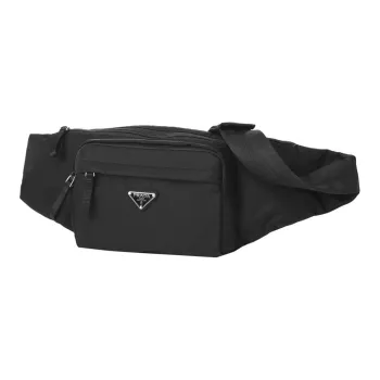 PRADA Nylon Sling Bag Fanny Pack Men's Black