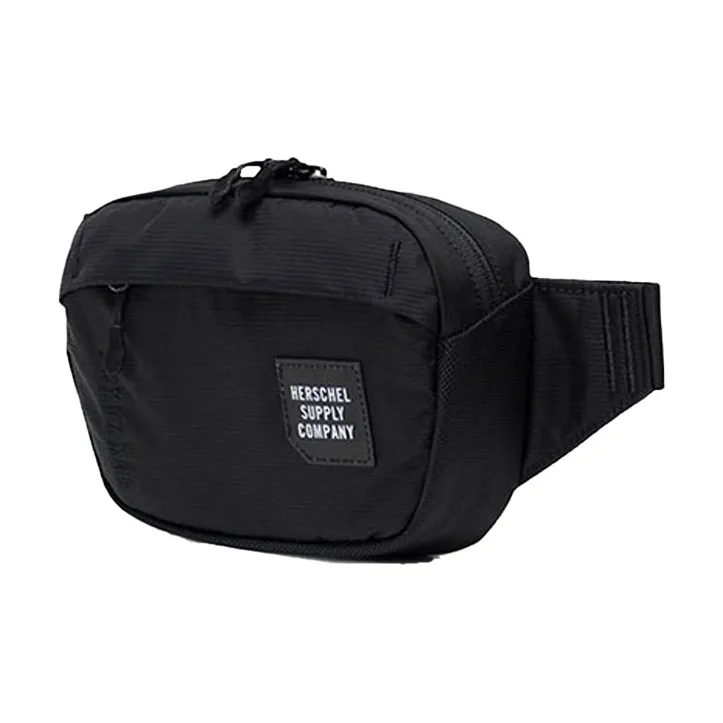 Herschel Nylon Fanny Pack Shoulder Bag Crossbody Bag Small Size Unisex Black-1