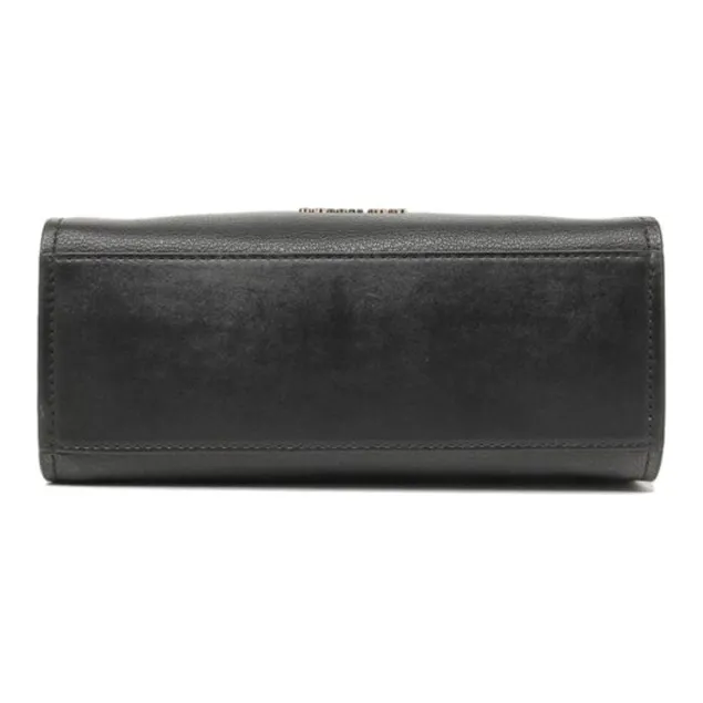 MICHAEL KORS Nouveau Hamilton Leather Shoulder Bag, Crossbody Bag, Handbag Regular Women's Black-4