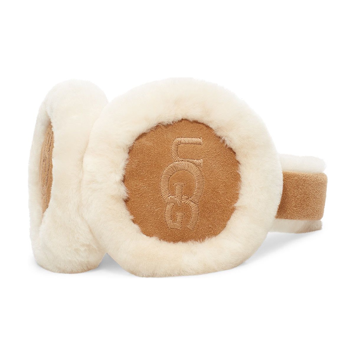 UGG newest - Women's Sheepskin Wireless Earmuff, Chestnut