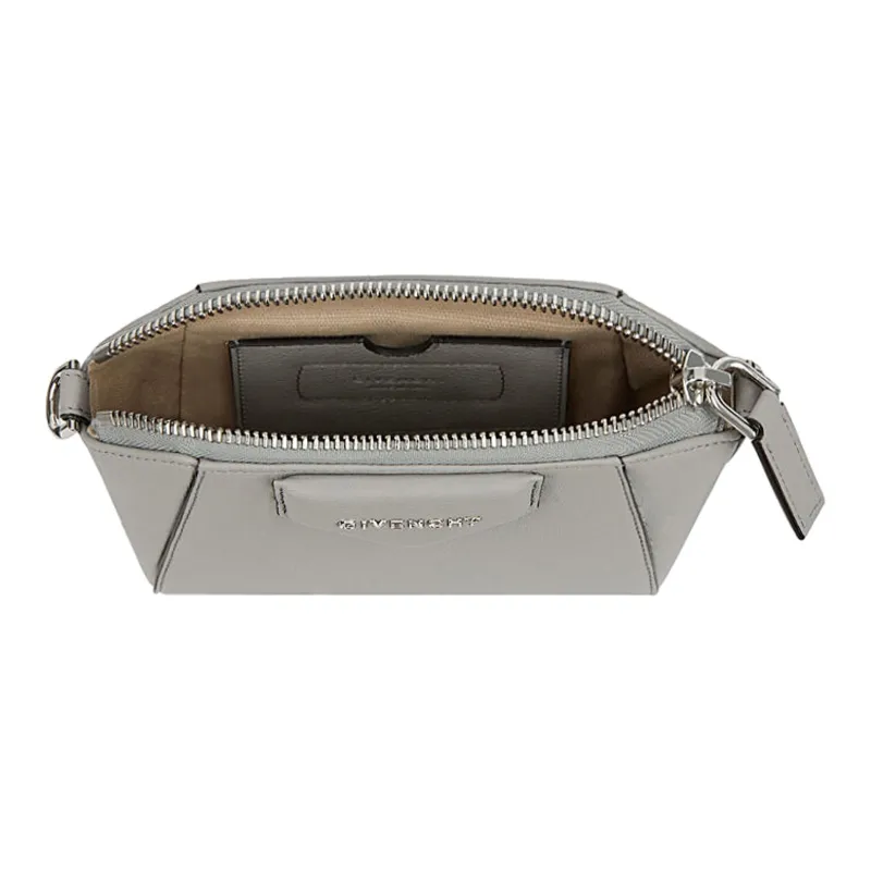GIVENCHY Antigona Sheepskin Shoulder Bag Crossbody Bag Extra Mini Women's Gray-4