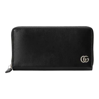 GUCCI Marmont Leather Wallet Men's Black