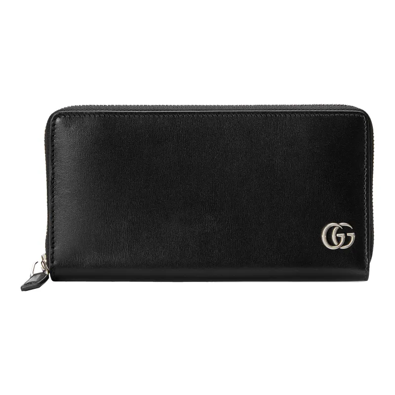 GUCCI Marmont Leather Wallet Men's Black-0