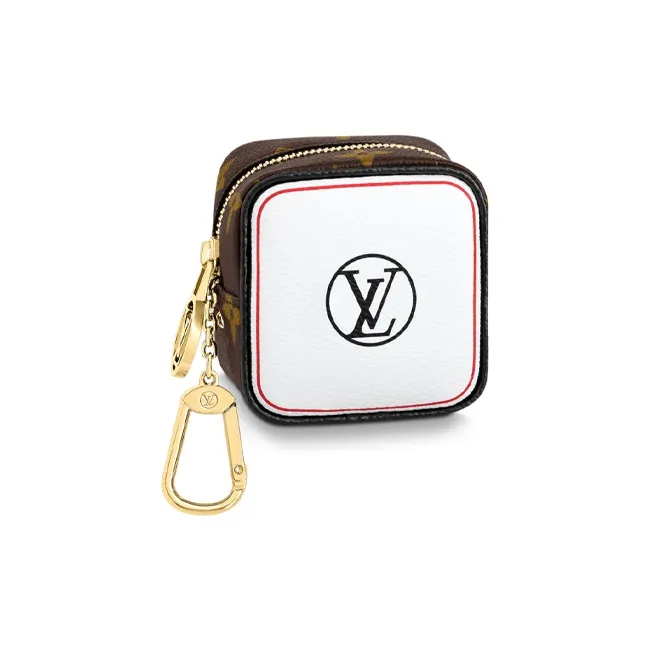 LOUIS VUITTON Cube Coin Purse Monogram Game On-0