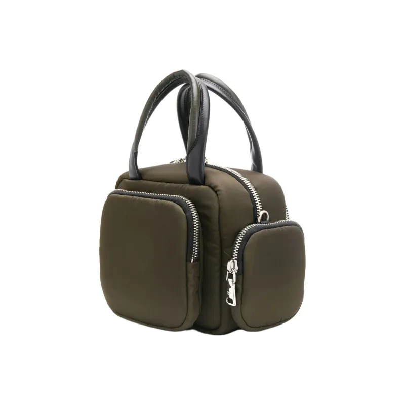 PRADA Nylon One Shoulder Handbags Women's Green-2