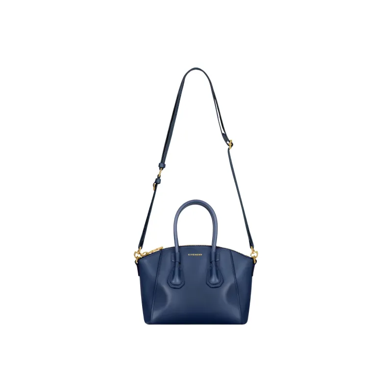GIVENCHY Antigona Smooth Calf Leather Handbag Shoulder Bag Crossbody Bag Mini Women's Navy-1
