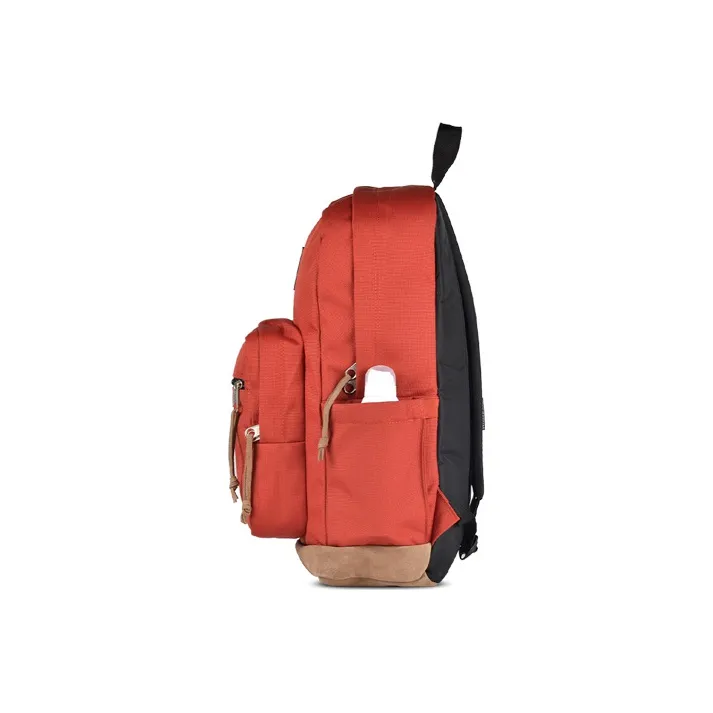 JanSport Leather Backpack Regular Unisex Bella Orange-2