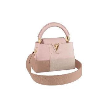 LOUIS VUITTON Capucines Leather Capy Sine Handbag Shoulder Bag Mini Women's
