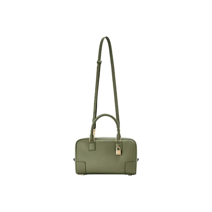 LOEWE Amazona 23 Bag In Nappa Calfskin Avocado Green-5