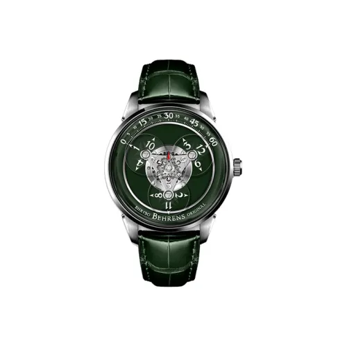 BEHRENS 오토매틱 메커니컬 무브먼트 남녀공용 중국 시계 42mm*12mm 그린