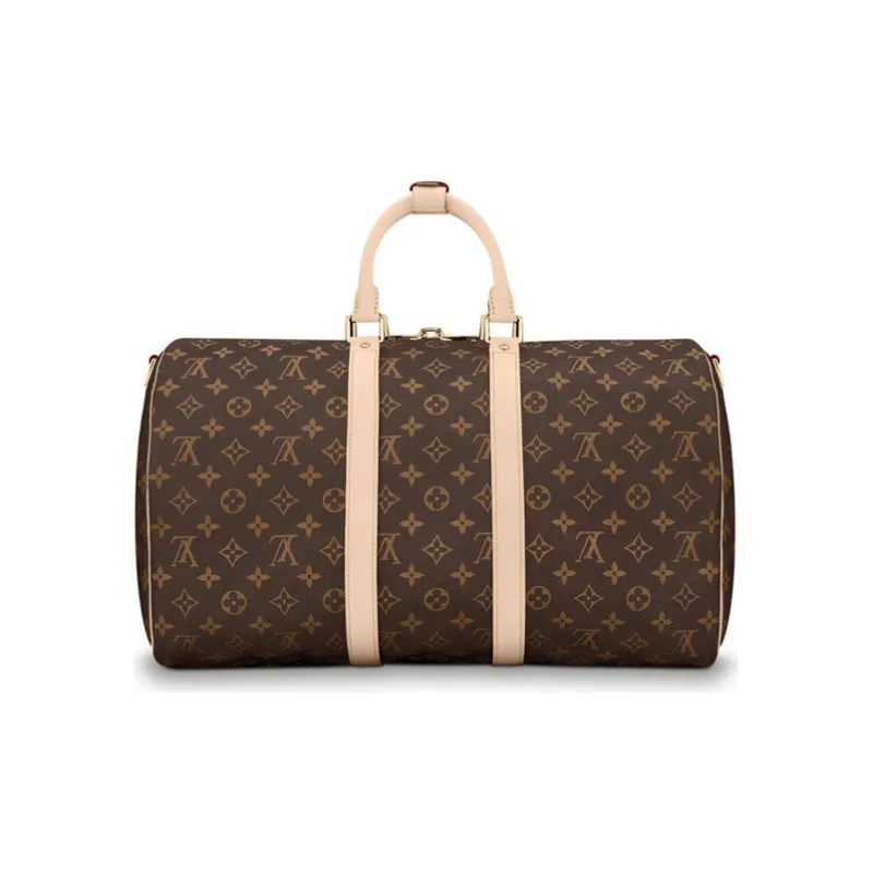 LOUIS VUITTON Keepall Bandouliere Monogram 45 Brown-2