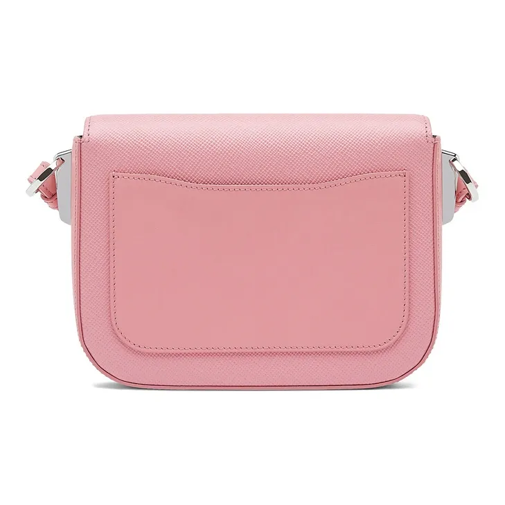 PRADA Sheepskin Shoulder Bag Crossbody Bag Women's Petal Pink-2