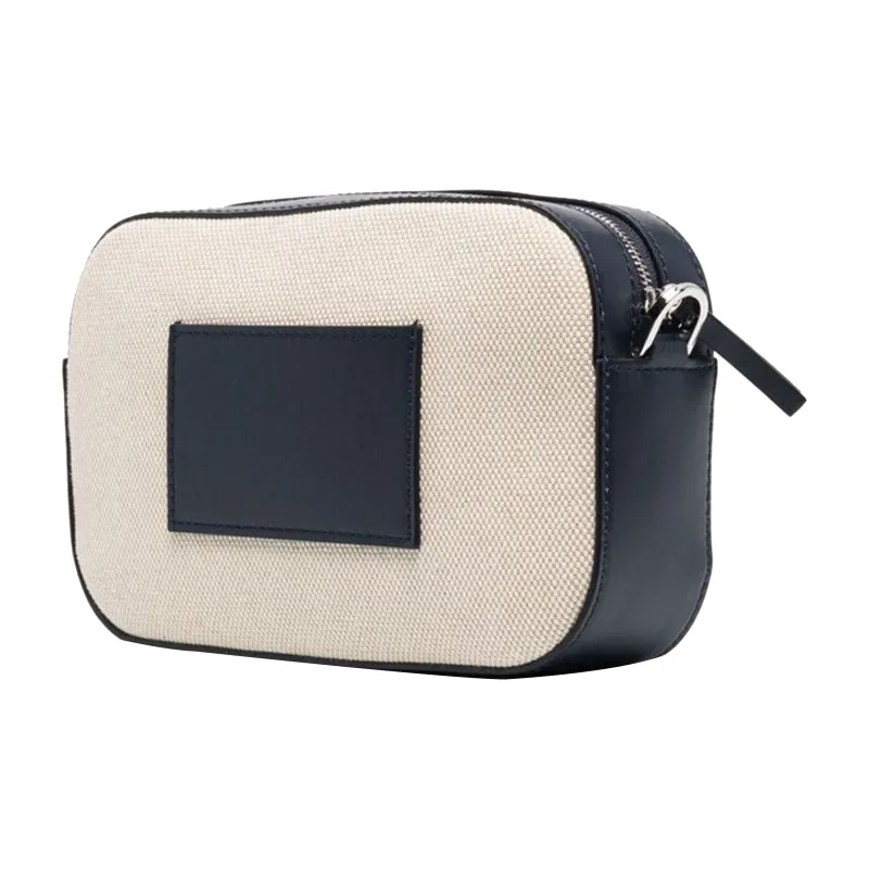 Lanvin Leather Shoulder Bag, Crossbody Bag Unisex Blue-1