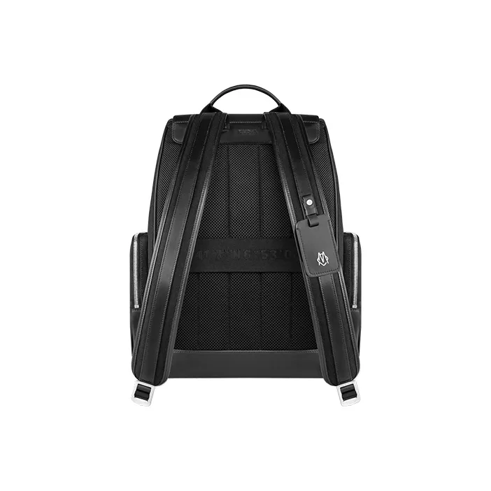 RIMOWA Never Still Patchwork With Grain Leather Backpack Tubas Unisex Black-2