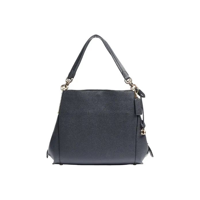 COACH Dalton Leather Handbag Shoulder Bag Large Size Women's Dark Marine Blue-0