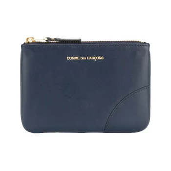 CDG Leather Wallet Regular Women's Blue