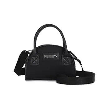 PUMA Artificial Leather Handheld Bag Handbag Shoulder Bag Crossbody Bag Regular Women's Black