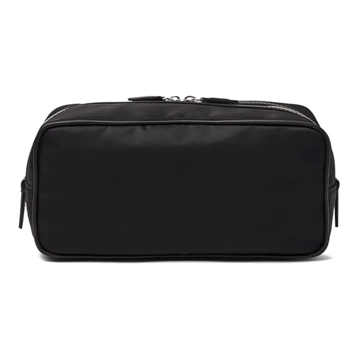 VERSACE Nylon Toiletry Bags Clutches Unisex Black-2