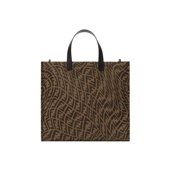 FENDI Shopper Tote Brown-0