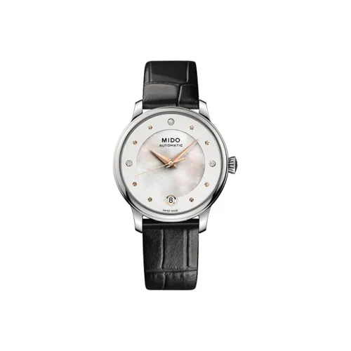 MIDO Wmns Baroncelli Series Automatic Mechanical Watch M039.207.16.106.00 White