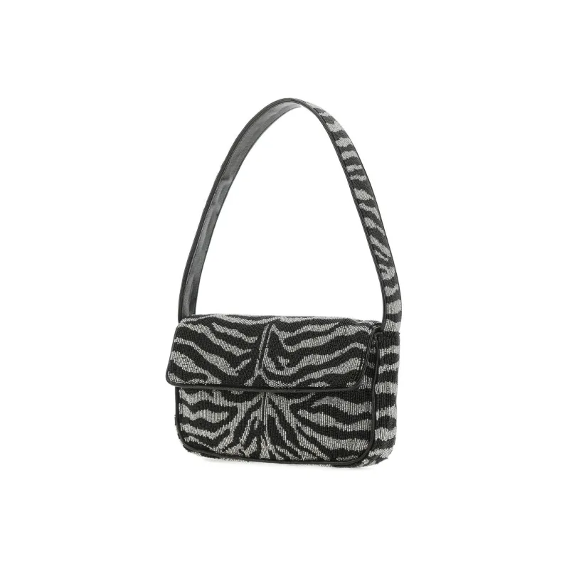 Staud Fabric Shoulder Bag, Handbag Regular Women's Black-1