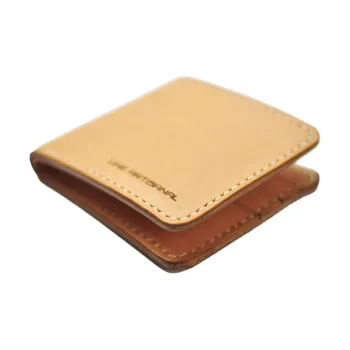 LINE ARTISANAL Cow Leather Leather Clip Wallet Regular Men's Multicolor