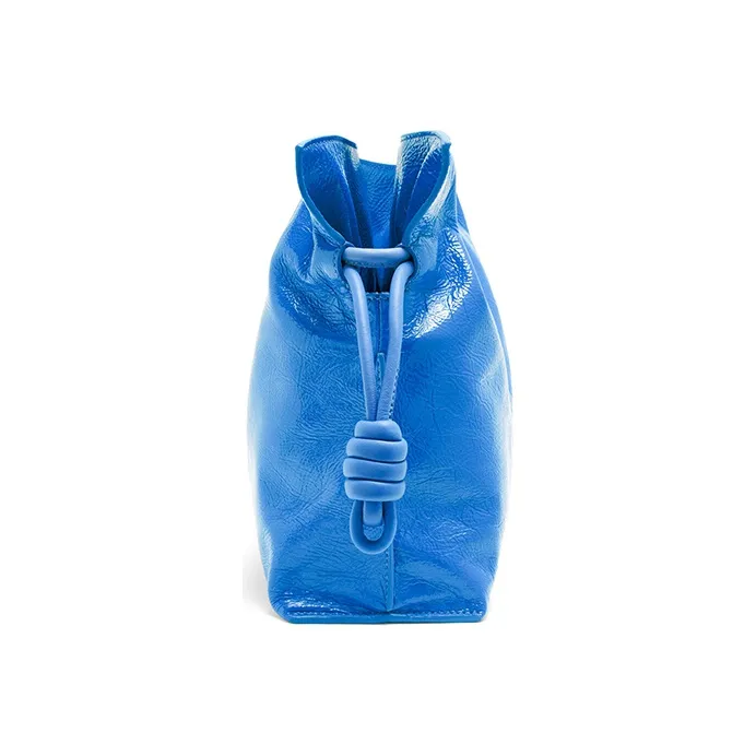LOEWE Flamenco Leather Handheld Shoulder Bag Crossbody Bag Medium Size Women's Royal Blue-2