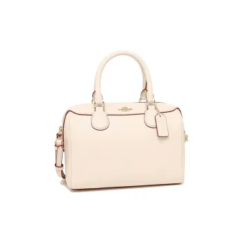 COACH Bennett Leather Boston Bag Backpack Crossbody Bag Mini Women's White