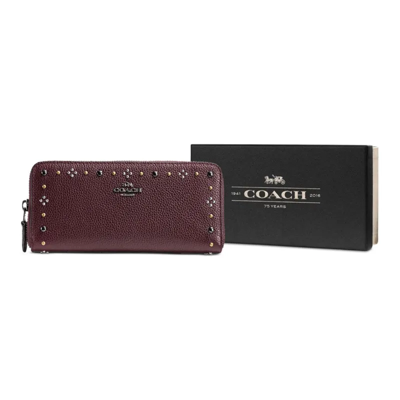 COACH Accordion Zip Wallets-0