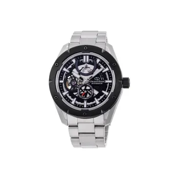 ORIENT STAR Automatic Mechanical Movement Steel Strap Watch Men's Watches Black Dial