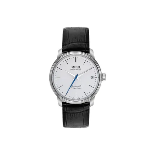 MIDO Wmns Baroncelli Series Automatic Mechanical Watch M027.207.16.010.00 Black/White