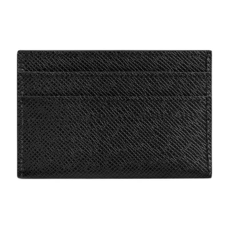 LOUIS VUITTON Taïga Leather Card Holder Card Holder Trumpets Men's Black-2