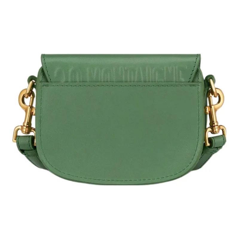 DIOR Bobby Smooth Finish Cow Leather Shoulder Bag Crossbody Bag Extra Mini Women's Jade Green-2