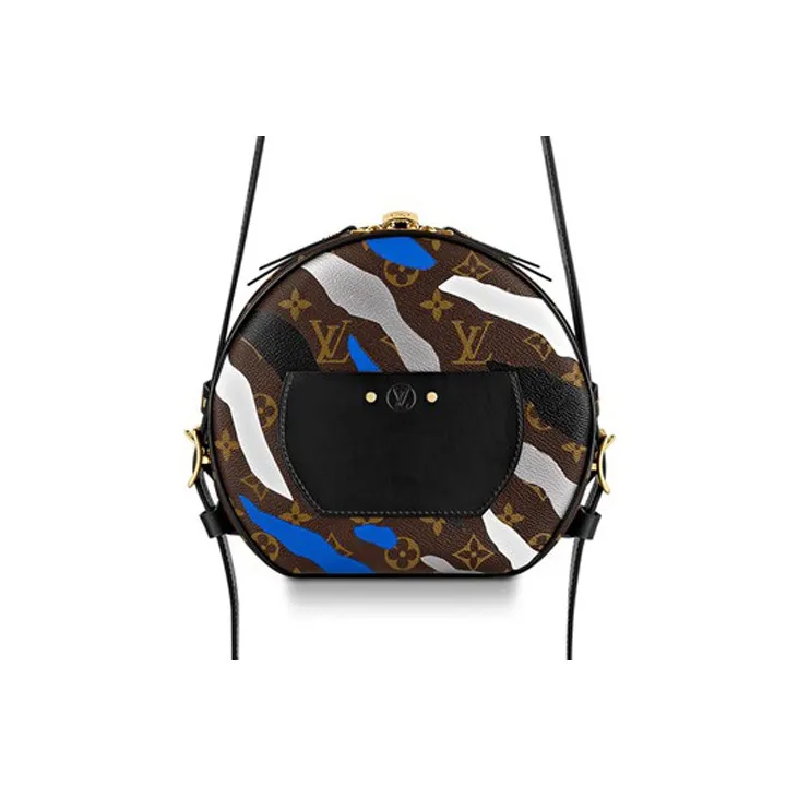 LOUIS VUITTON Lvxlol Boite Chapeau Souple Monogram Blue/Silver-2