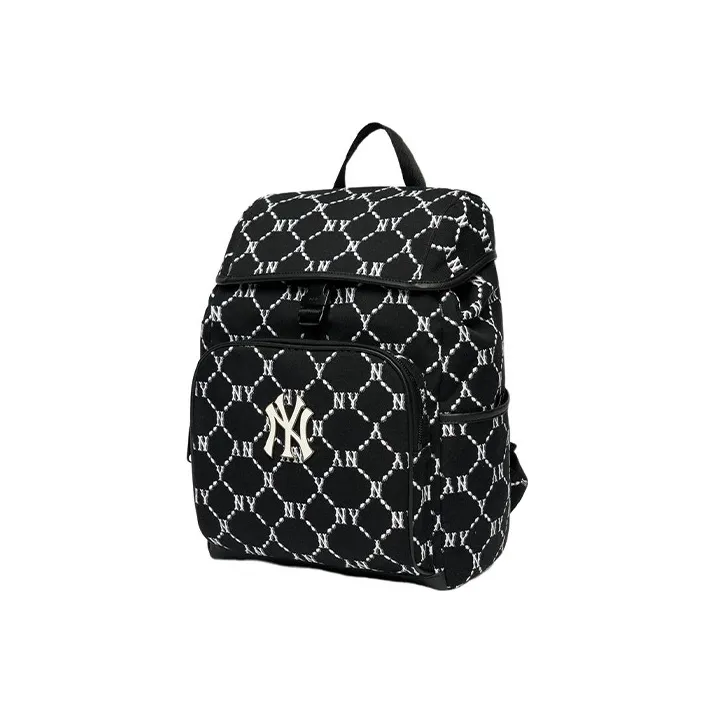 MLB Monogram Collection Polyamide Laptop Bag Backpack Regular Unisex Black-1