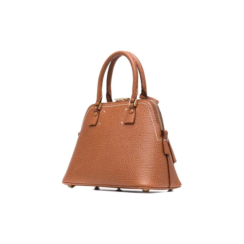 Maison Margiela Calfskin Handbag Women's Brown-1
