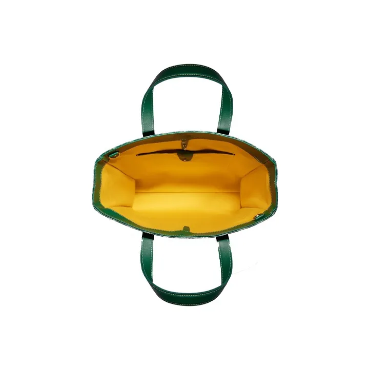 GOYARD Voltaire Canvas With Leather Shoulder Bags Handbags Women's Green-2