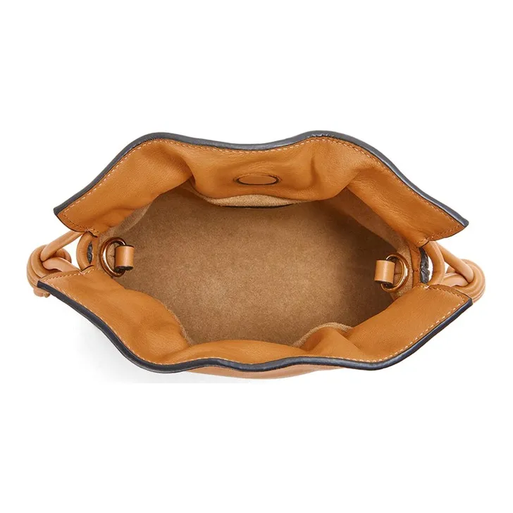 LOEWE Nappa Cowhide Leather Clutch, Shoulder Bag, Crossbody Bag Extra Mini Women's Brown-7