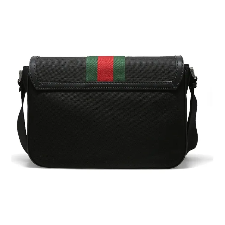 GUCCI Canvas Bag, Shoulder Bag, Crossbody Bag Men's Black-2