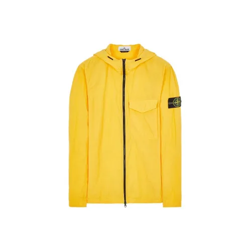 STONE ISLAND Jackets Men Yellow