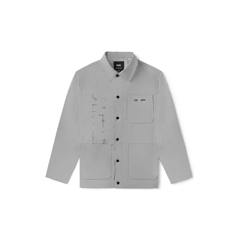 Vans Jackets Men Gray-1